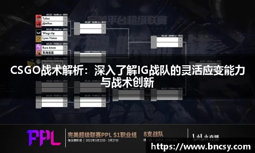 CSGO战术解析：深入了解IG战队的灵活应变能力与战术创新